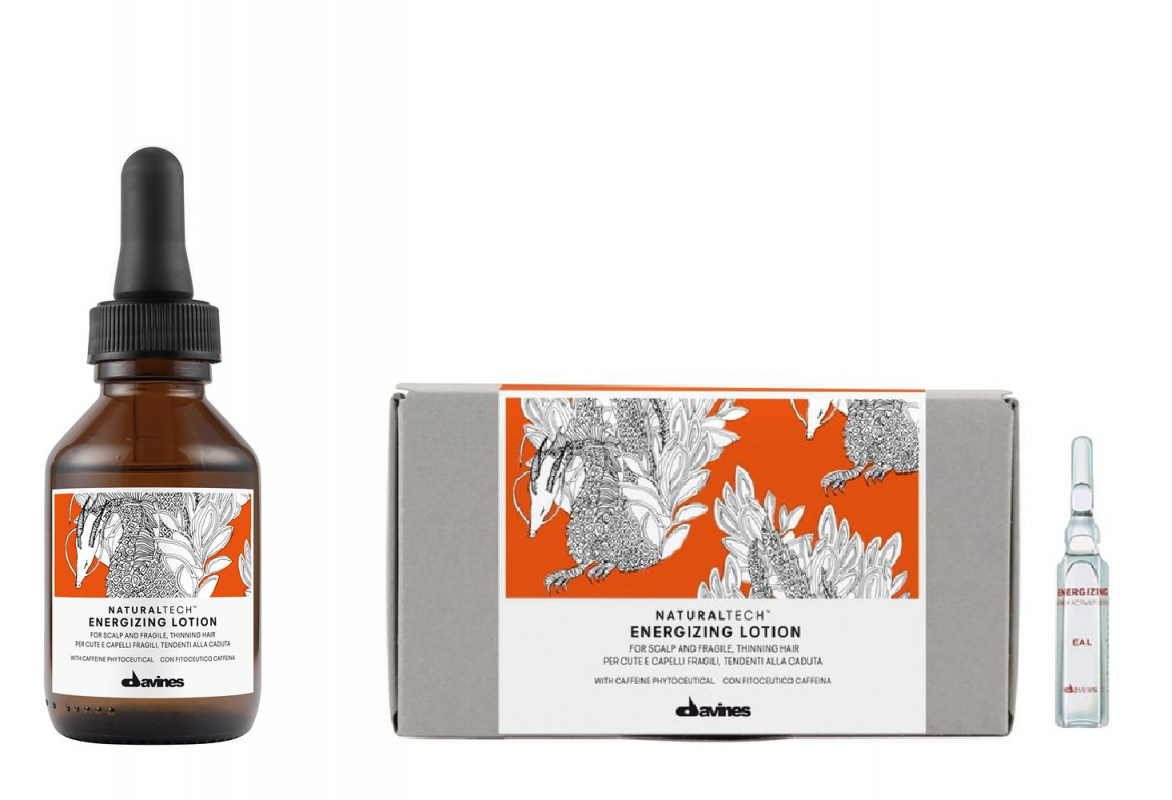 Davines (Давинес) Энергетический лосьон против выпадения волос (Energizing Lotion), 100/12x6 мл.