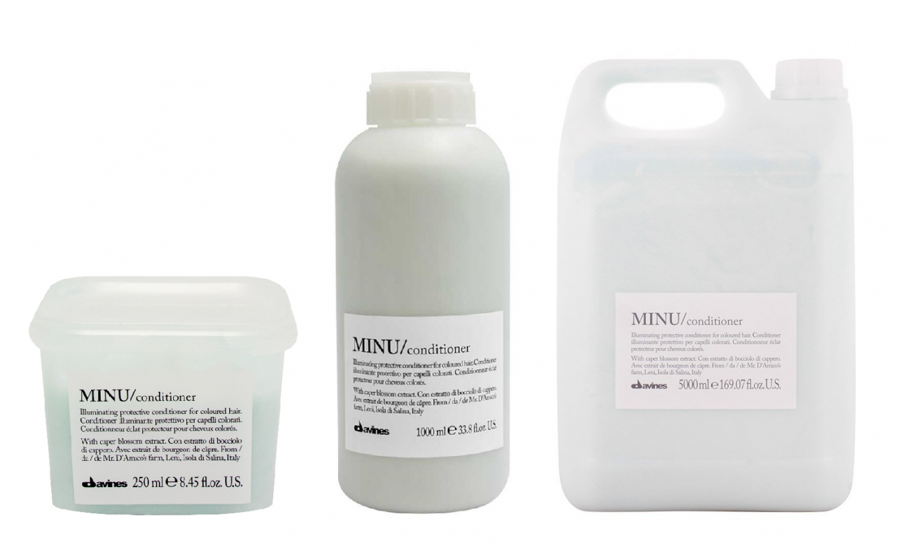 Davines (Давинес) Защитный кондиционер для сохранения косметического цвета волос (Minu/conditioner), 250/1000/5000 мл.